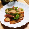 ジュスカ's cooksnap of when they made あと１品☆ピーマンさつま揚げのきんぴら風.