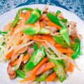 ☆３匹の子ぶた☆'s cooksnap of when they made オクラも入った和風肉野菜炒め.