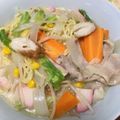クックM5ZNR8☆'s cooksnap of when they made 長崎レシピ①まろやかスープ長崎ちゃんぽん.