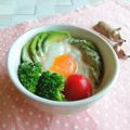Newチヨコっと♪'s cooksnap of when they made アボカドと温泉卵のわさびマヨネーズサラダ.