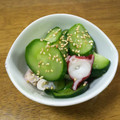 逆さナマズ's cooksnap of when they made 【時短】タコときゅうりの酢の物.