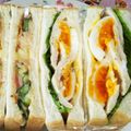 ✾ローズマリー✾'s cooksnap of when they made サラダチキンとゆで玉子のサンドイッチ.