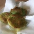 Yokchina's cooksnap of when they made 青トマトのフライ☆.