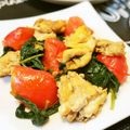 アイリッシュショコラ's cooksnap of when they made 時短！栄養満点！モロヘイヤの中華炒め☆.