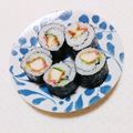 まあまま☆0403's cooksnap of when they made 紅生姜包んだチキンカツ太巻き☆.