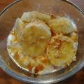 ＃makaron's cooksnap of when they made 朝食♪バナナヨーグルト＊きなこメープル.
