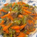 アラフォーのたーくん's cooksnap of when they made 大量消費に！長シシトウと人参の味噌炒め煮.