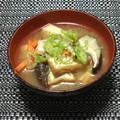 おはなすき's cooksnap of when they made 厚揚げと椎茸の味噌汁.