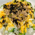 かにゃにゃmama's cooksnap of when they made おひとりさまの胡瓜の酢の物でリメイク寿司.