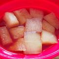 わいるどべりー's cooksnap of when they made 夏はレンジで簡単！冬瓜のめんつゆ煮.