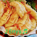 Erry_k's cooksnap of when they made 節約☆かさ増しエビフライ風餃子.