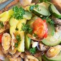 らずこ's cooksnap of when they made あさりとズッキーニのイタリアン？酒蒸し.