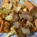 おおミー's cooksnap of when they made キャベツと厚揚げのカレー味チャンプルー.