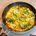 江ノ電ゴー's cooksnap of when they made 豆苗とキムチの卵炒め.