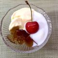 horseland's cooksnap of when they made ❀紅茶味の寒天とヨーグルト❀.