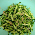 カヨマサ's cooksnap of when they made 豆苗とツナときゅうりのサラダ.
