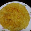 りゆじゆのばあば's cooksnap of when they made 簡単おつまみジャガイモとチーズのガレット.