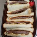 precious☆'s cooksnap of when they made しんぷる☆ステーキサンド.