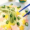 yukitymama's cooksnap of when they made 七夕仕様☆「天の川そうめん」.