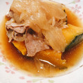 ほのぼのいっこ's cooksnap of when they made 炊飯器で簡単！豚肉とかぼちゃの煮物.