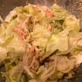 clover55's cooksnap of when they made レタスとかにかまのごまマヨサラダ.