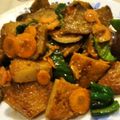 taitin3416's cooksnap of when they made 薩摩揚げ☆ナスとピーマンのピリ辛味噌炒め.