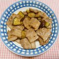 花嫁修行の桃子's cooksnap of when they made なすと豚バラ肉の甘酢炒め.