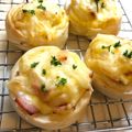 きらら15's cooksnap of when they made ＨＢで玉ねぎとベーコンの惣菜パン.