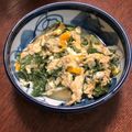 四児のハハ's cooksnap of when they made モロヘイヤの卵とじ.