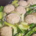 和田ゆうこりん☆'s cooksnap of when they made 青梗菜☆肉団子☆春雨の中華スープ.