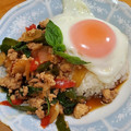 クックQ69B5N☆'s cooksnap of when they made タイ仕込み！本格ガパオライス.