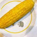 IKUSHIO's cooksnap of when they made 全工程写真、茹でないレンチンとうもろこし.