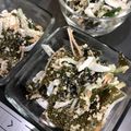 ナイツ☆'s cooksnap of when they made 新玉葱とワカメときゅうりのゴマ味サラダ！.