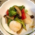 まゆげむし's cooksnap of when they made ホタテのオイスターソース炒め！.