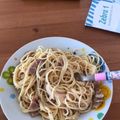 Tixitita's cooksnap of when they made こってり♡たらこクリームパスタ.