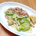 YUH♡ママ's cooksnap of when they made ズッキーニの焼うどん.
