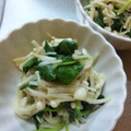 つきゆな's cooksnap of when they made 春を先取り！！ミツバとエノキの梅肉和え.