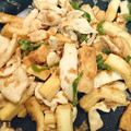 ☆ドキンちゃん☆”'s cooksnap of when they made 鶏むね肉と厚揚げピーマンの甘辛炒め.