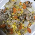 食べまくり's cooksnap of when they made 豚バラとたまねぎのスゴだれ炒め.