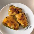 ☻せなたろす☻'s cooksnap of when they made ダイエット!!ささみ豆腐のピーマン肉詰め.