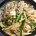 えじママ's cooksnap of when they made 牛肉とたけのことにんにくの芽のピリ辛炒め.