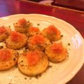 おきょうねえ's cooksnap of when they made 簡単＊長芋のバター焼き 明太バジルのせ＊.