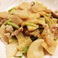 ＊amor＊'s cooksnap of when they made 豚小間肉とかぶのオイマヨソテー.