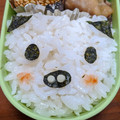 まみぃぃぃる's cooksnap of when they made とっても簡単♪ブタさん弁当♪.