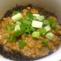 コメ19's cooksnap of when they made おつまみ納豆②☆もずく酢.
