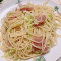 しまくまだよ's cooksnap of when they made 簡単♪生ハムパスタ.