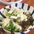低カロ探検隊's cooksnap of when they made ダシダで＊豚こまとキャベツの野菜炒め.