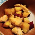 れおいち's cooksnap of when they made 簡単☆さつま芋と鶏肉のハニーレモン.
