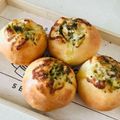 モモラッテ's cooksnap of when they made きのことチーズのパン.