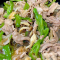 ♡♡♡新米主婦♡♡♡'s cooksnap of when they made 簡単！豚コマの甘辛野菜炒め.